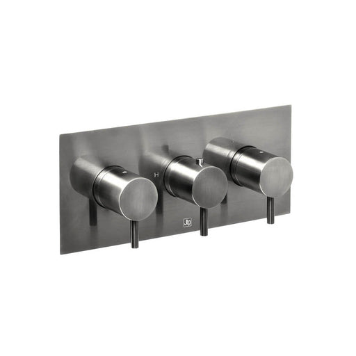 JTP VOS 3 Outlet 3 Controls Thermostatic Concealed Shower Valve Horizontal - Unbeatable Bathrooms