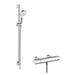 Hansgrohe Crometta - Shower System 100 Vario with Ecostat 1001 Cl Thermostatic Mixer and Shower Rail - Unbeatable Bathrooms