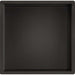 JTP VOS Shower Niche 300 x 300mm - Matt Black - Unbeatable Bathrooms