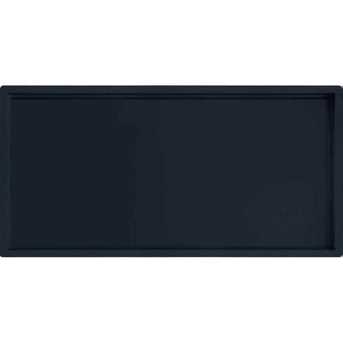 JTP VOS Shower Niche 600 x 300mm - Matt Black - Unbeatable Bathrooms