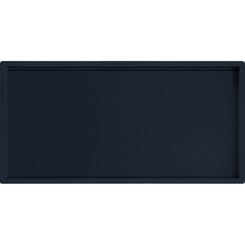 JTP VOS Shower Niche 600 x 300mm - Matt Black - Unbeatable Bathrooms