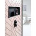 JTP VOS Shower Niche 600 x 300mm - Matt Black - Unbeatable Bathrooms