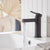 Tavistock Anthem Basin Mixer Tap with Click Waste - Matt Black - Unbeatable Bathrooms