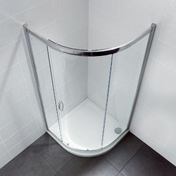April Identiti Quadrant Shower Enclosure with Sliding Door - Unbeatable Bathrooms