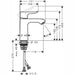 Hansgrohe Metris - Single Lever Basin Mixer 110 - Unbeatable Bathrooms