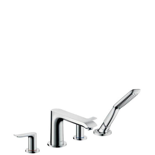 Hansgrohe Metris - 4-Hole Rim-Mounted Bath Mixer - Unbeatable Bathrooms