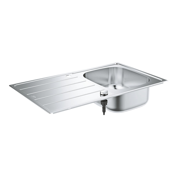 Grohe K200 Reversible Stainless Steel Sink with Drainer - Unbeatable Bathrooms