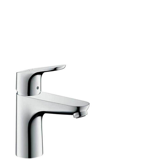 Hansgrohe Focus - Single Lever Basin Mixer 100 with 2 Flow Rates and Pop-Up Waste - Unbeatable Bathrooms