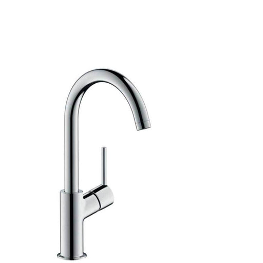 Hansgrohe Talis - Single Lever Basin Mixer 210 with Fixed Spout and Push-Open Waste - Unbeatable Bathrooms