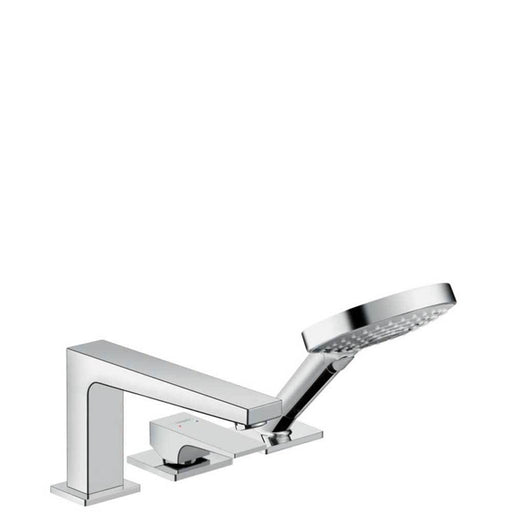 Hansgrohe Metropol - 3-Hole Rim-Mounted Single Lever Bath Mixer with Lever Handle - Unbeatable Bathrooms