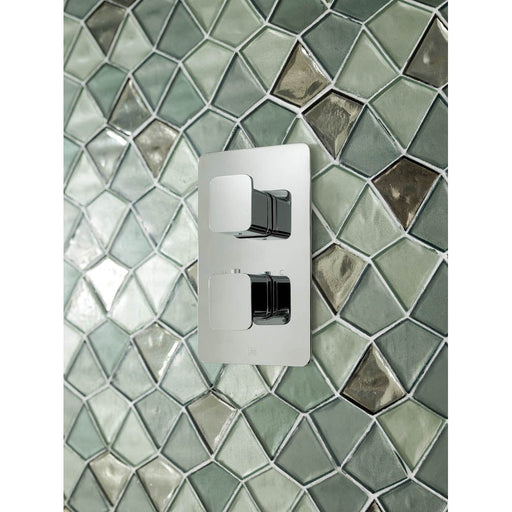 JTP HIX Thermostatic Concealed 2 Outlet Shower Valve - 32671 - Unbeatable Bathrooms