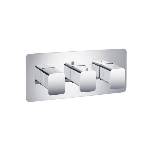 JTP HIX Thermostatic Concealed 3 Outlet Shower Valve - Unbeatable Bathrooms