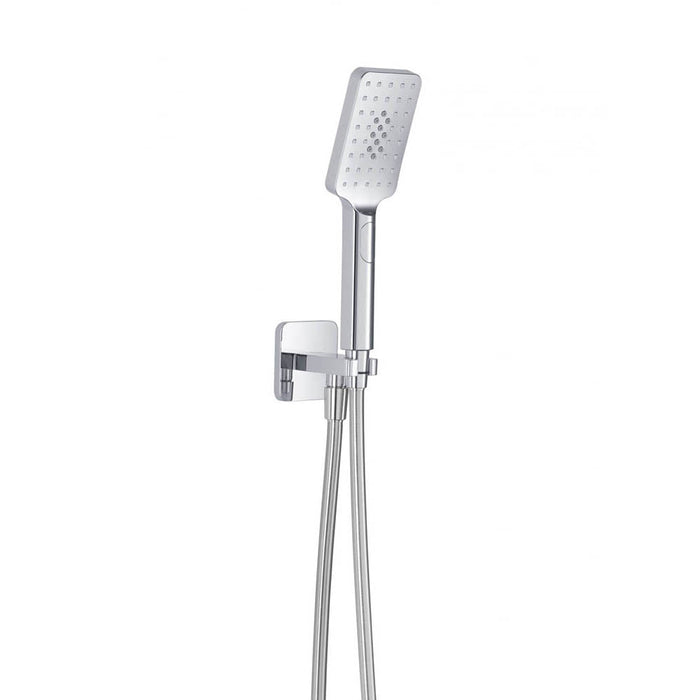 JTP HIX Square Water Outlet with Holder, Hose and Hand Shower - Unbeatable Bathrooms