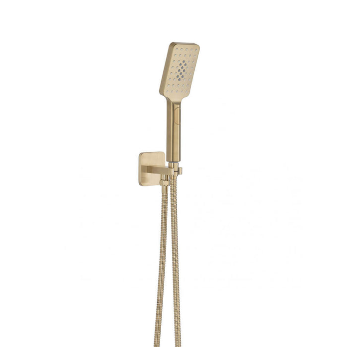 JTP HIX Square Water Outlet with Holder, Hose and Hand Shower - Unbeatable Bathrooms