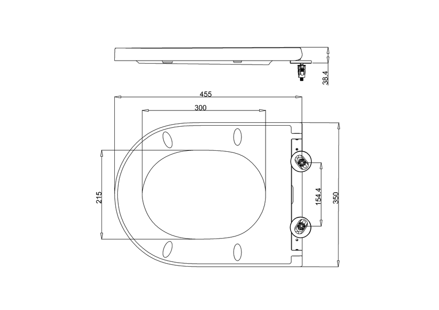 Britton Stadium Carbamide Soft Close Toilet Seat