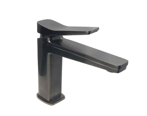 JTP HIX Single Lever Basin Mixer Brushed Black - Unbeatable Bathrooms