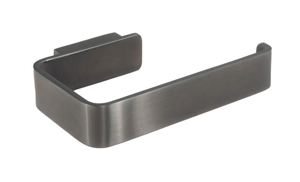 JTP HIX Toilet Paper Holder Brushed Black - Unbeatable Bathrooms