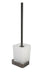 JTP HIX Toilet Brush Holder Brushed Black - Unbeatable Bathrooms