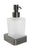 JTP HIX Soap Dispenser & Holder Brushed Black - Unbeatable Bathrooms