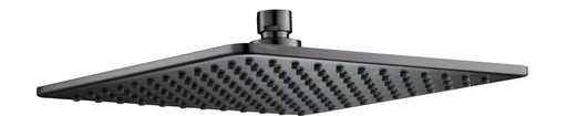 JTP HIX Round Shower Head 250mm Brushed Black - Unbeatable Bathrooms