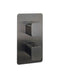 JTP HIX Thermostatic Shower Valve Two Option Brushed Black - Unbeatable Bathrooms
