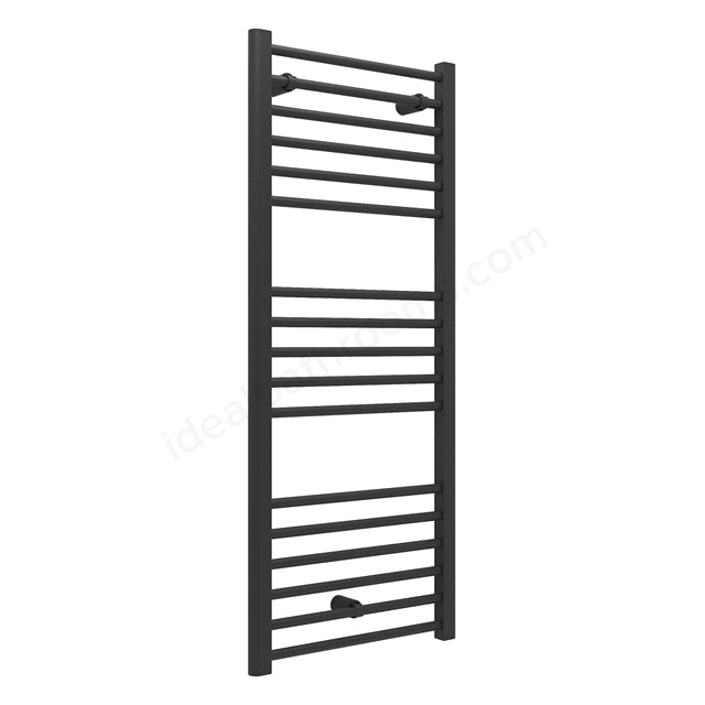 Essential Treviso Straight Anthracite Towel Warmer - Unbeatable Bathrooms