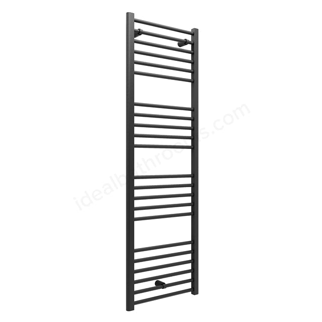 Essential Treviso Straight Anthracite Towel Warmer - Unbeatable Bathrooms