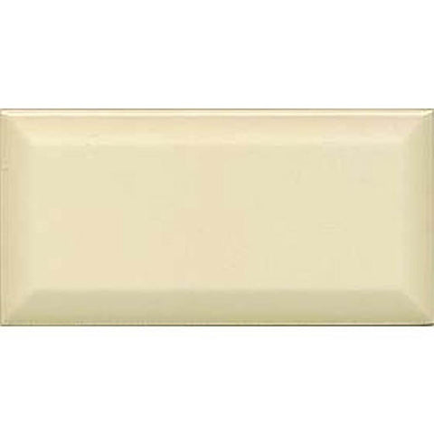 Metro 200 x 100 Bevelled Wall Tile - Light Cream Gloss (Per M²) - Unbeatable Bathrooms