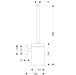 Hansgrohe Logis - Toilet Brush with Holder - Unbeatable Bathrooms