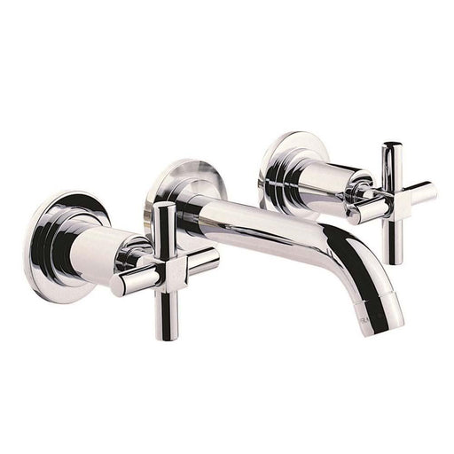 Vitra Uno Wall-Mounted Basin Mixer 3 Taphole - Unbeatable Bathrooms