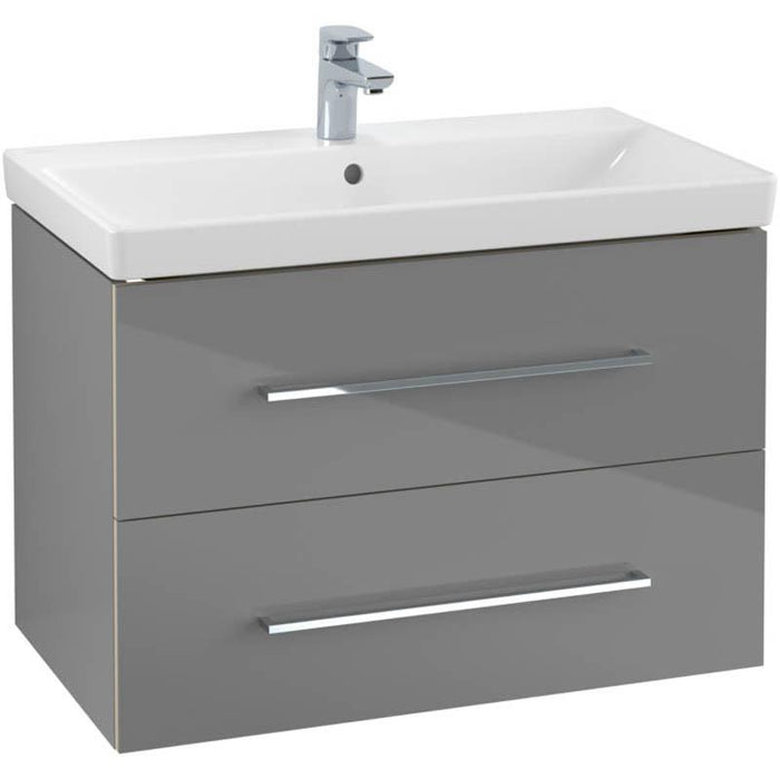 Villeroy & Boch Avento 800mm Vanity Unit - Wall Hung 2 Drawer Unit - Unbeatable Bathrooms