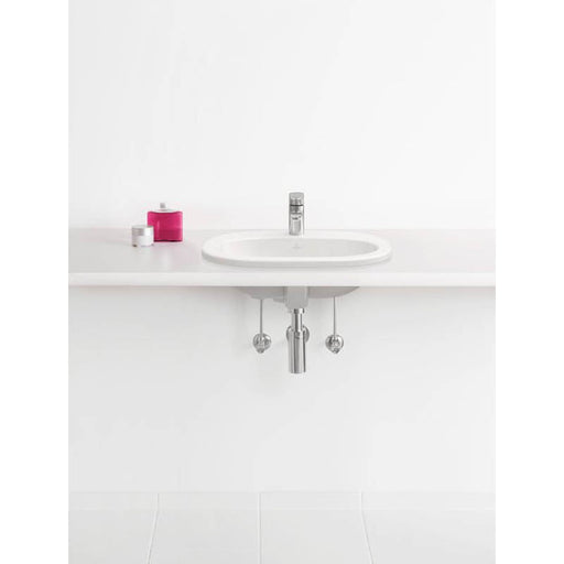 Villeroy & Boch O.Novo Built-In Washbasin 560 x 405 x 200 Mm, White Alpin, With Overflow, Unpolished - Unbeatable Bathrooms