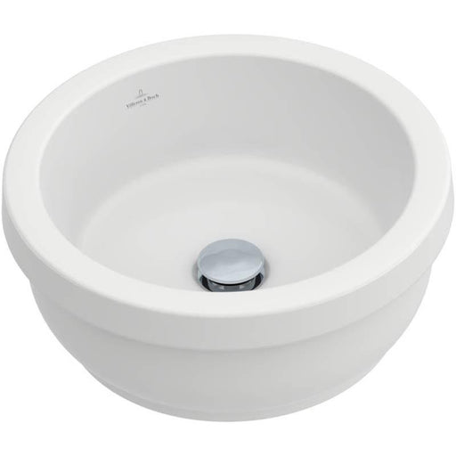 Villeroy & Boch Architectura 415mm 0TH Round Counter Inset Basin - Unbeatable Bathrooms