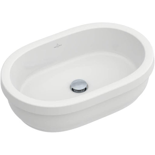 Villeroy & Boch Architectura 615mm 0TH Oval Counter Inset Basin - Unbeatable Bathrooms