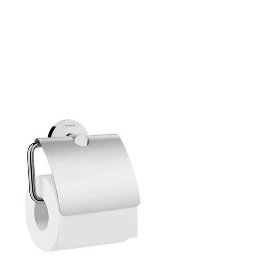 Hansgrohe Logis Universal - Toilet Roll Holder with Cover - Unbeatable Bathrooms