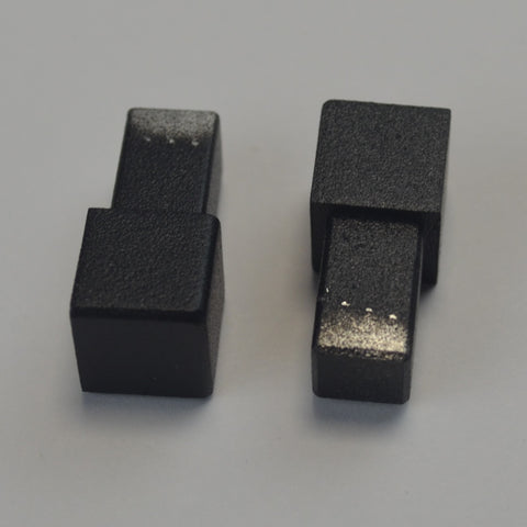 Beava Pair Midnight Black Unique 9.5mm Corners - Unbeatable Bathrooms