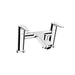 Vitra Solid S Deck-Mounted Bath Mixer with Handshower - Unbeatable Bathrooms