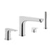 Vitra x-Line Bath Mixer 4 Tapholes - Unbeatable Bathrooms