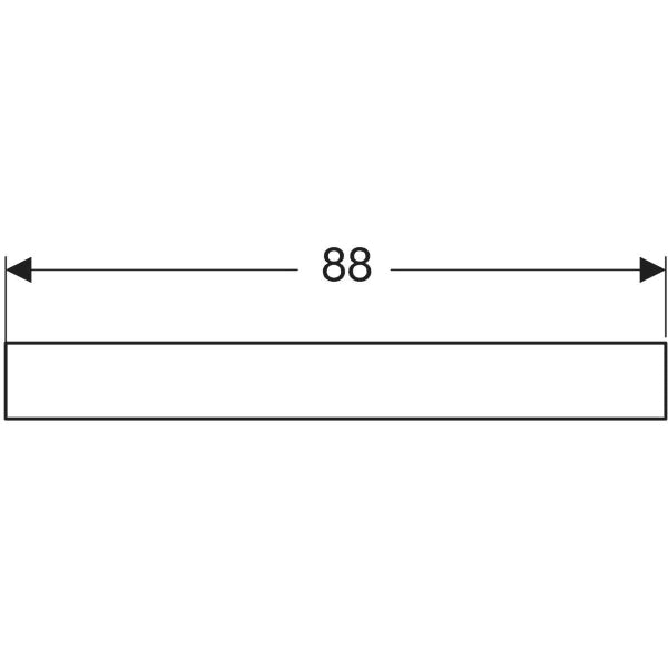 Geberit Bambini Decorative Cover, Front, For Play and Washspace, For Two Washbasin Taps - Unbeatable Bathrooms
