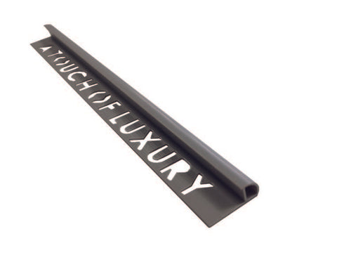 Beava PVC Round Edge Grey 8mm trim - Unbeatable Bathrooms