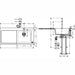 Hansgrohe C51 (C51-F450-08) Kitchen Sink Combination 450 with Mixer Tap, Left-Hand Drainer - 43219000 - Unbeatable Bathrooms