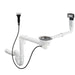 Hansgrohe D16-11 Automatic Waste and Overflow Set for Single Bowl Granite - Unbeatable Bathrooms