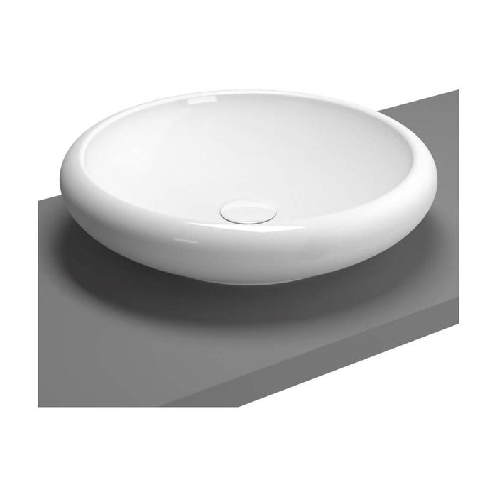 Vitra Istanbul 500mm 0TH Round Countertop Basin - Unbeatable Bathrooms