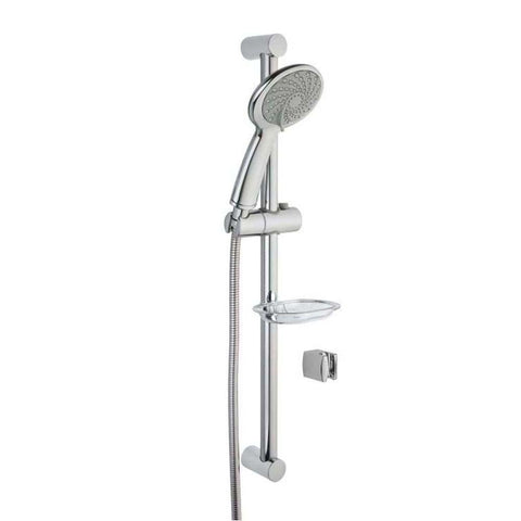 Vitra Samba 3 Mode Handshower with Slide Rail - Chrome - Unbeatable Bathrooms
