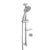 Vitra Samba 3 Mode Handshower with Slide Rail - Chrome - Unbeatable Bathrooms