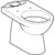 Geberit Selnova Floor-Standing Wc For Close-Coupled Exposed Cistern, Washdown, Vertical Outlet, Semi-Shrouded - Unbeatable Bathrooms