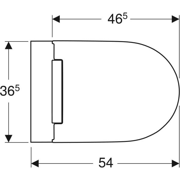Geberit One Wall-Hung Toilet (Shrouded, Turboflush) - Unbeatable Bathrooms