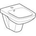 Geberit Selnova Compact Wall-Hung Bidet, Small Projection, Square Design: White - Unbeatable Bathrooms
