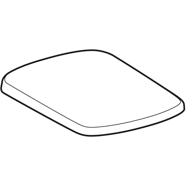 Geberit Selnova Square Wall-Hung WC, Washdown, Rimfree - Unbeatable Bathrooms