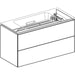 Geberit One Cabinet For Washbasin, with Two Drawers, Small Projection - Unbeatable Bathrooms